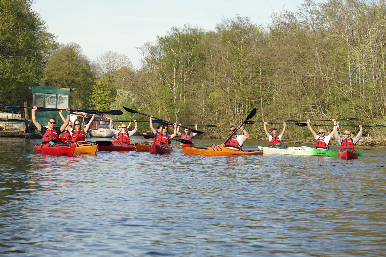 Kayaking afterwork activity Gothenburg