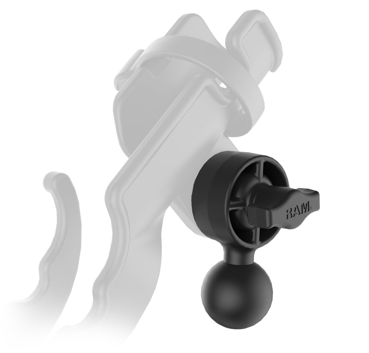 RAM-114BTU: RAM® Ball Adapter with Male RAM ROD® Ratchet