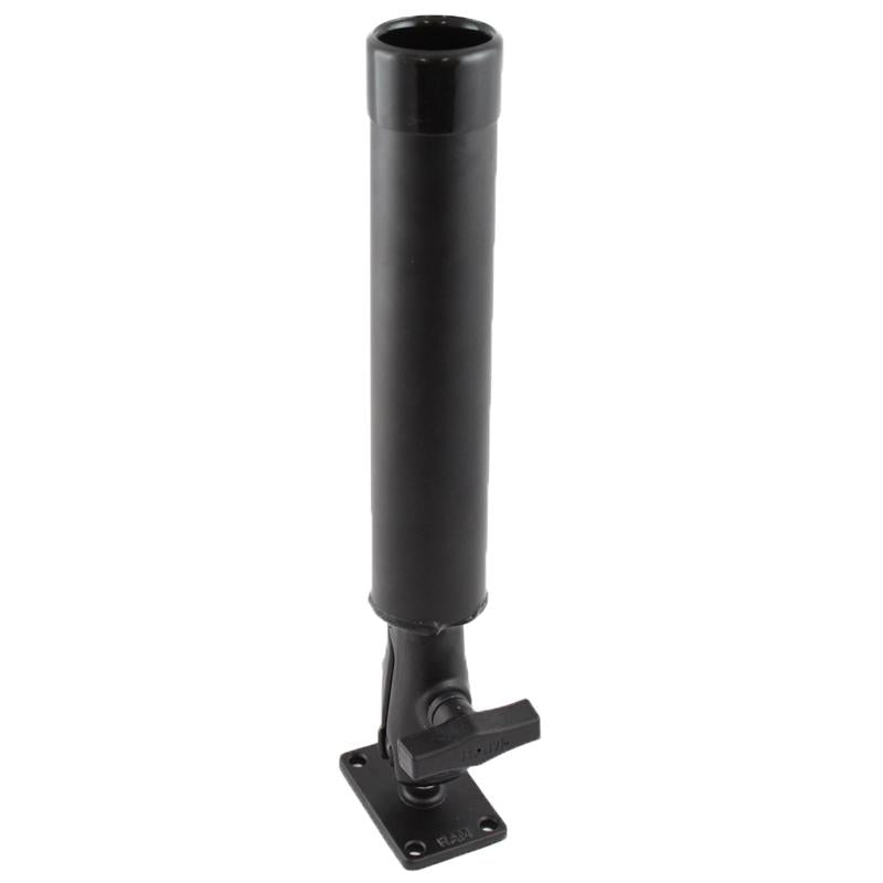 RAM-119-23U: RAM® Tube™ Fishing Rod Holder with Rectangular Ball Base