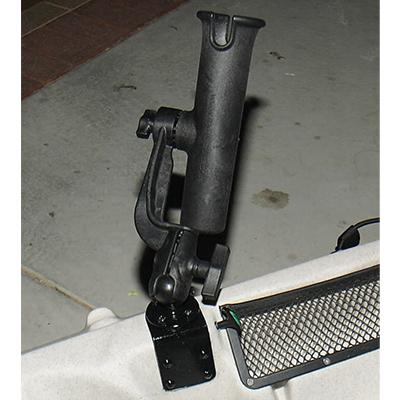 RAM-301-RBU: RAM® Tube™ Fishing Rod Holder with Revolution Ratchet and Base