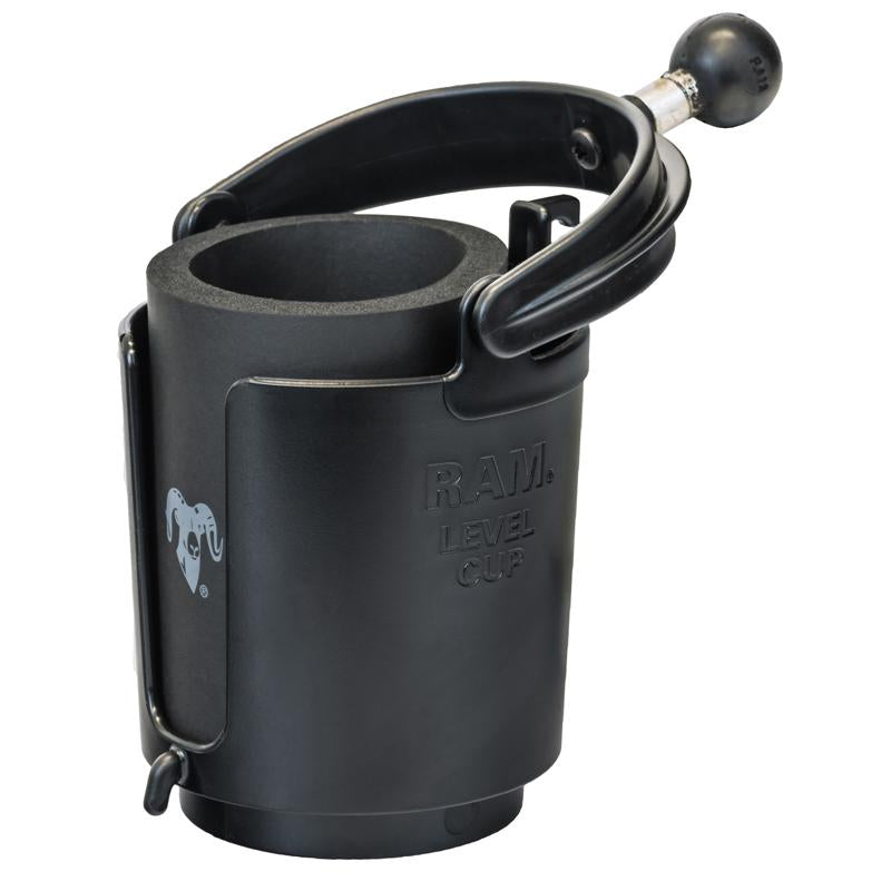 RAM-B-132BU: RAM® Level Cup™ 16oz Drink Holder with Ball
