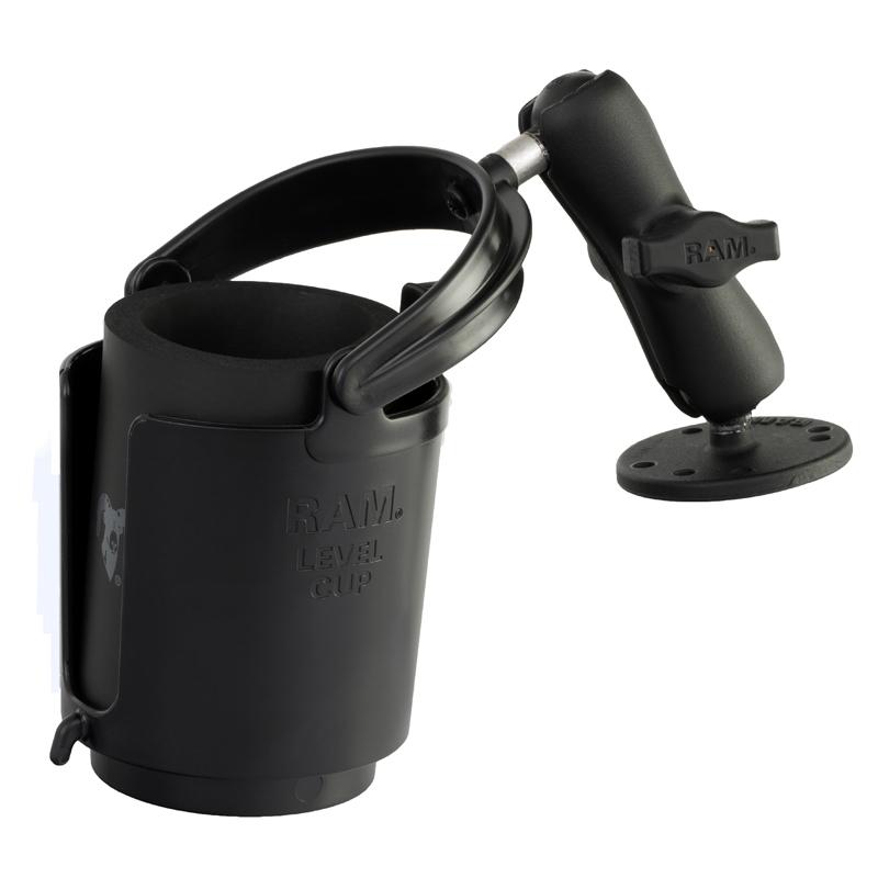 RAM-B-132U: RAM® Level Cup™ 16oz Drink Holder with Drill-Down Base