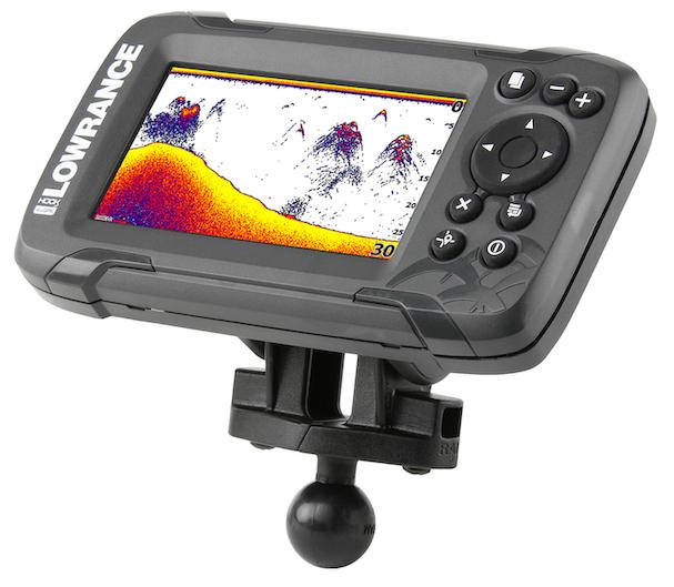 RAM-B-202-LO12: RAM® Ball Adapter for Lowrance Hook² & Reveal Series