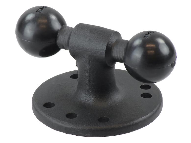 RAM-B-217U: RAM® Double Ball Adapter with Round Base