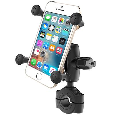 RAM-B-408-75-1-A-UN7: RAM® X-Grip® Phone Mount with RAM® Torque™ Medium Rail Base