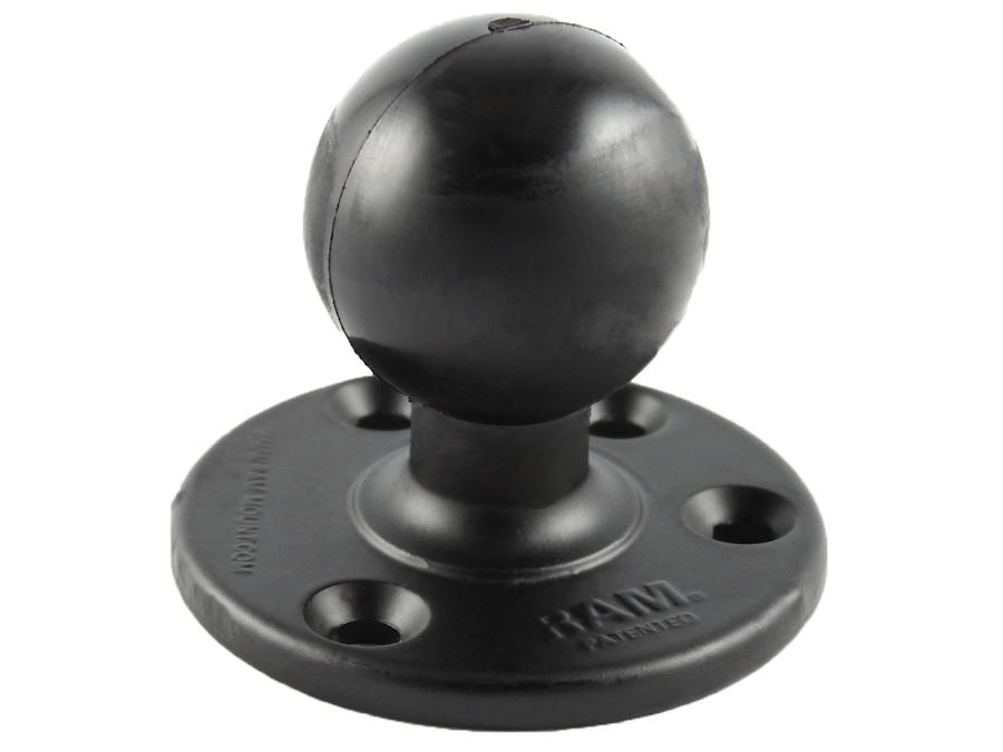 RAM-D-202U: RAM® Large Round Plate with Ball