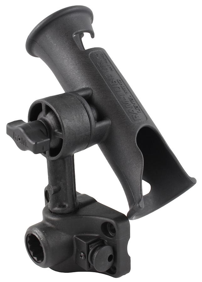 RAP-390-SBMP: RAM® Tube Jr.™ Rod Holder with Bulkhead/Flat Surface Base
