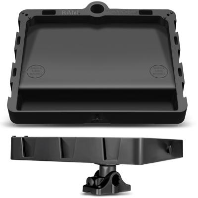 RAP-395-BMPU: RAM® Stack-N-Stow™ Bait Board with Bulkhead/Flat Surface Base