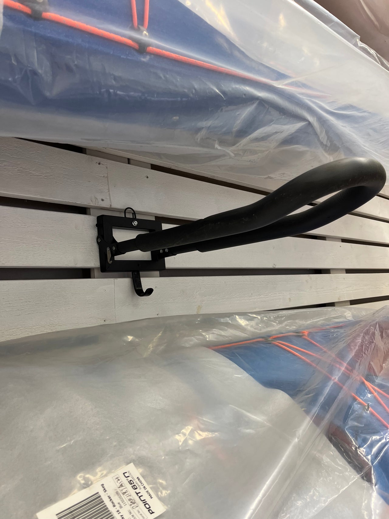 wall storage for kayaks, foldable