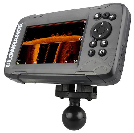 RAM-202-LO12: RAM® Ball Adapter for Lowrance Hook² & Reveal Series