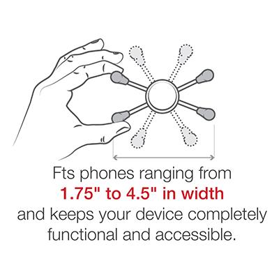 RAM-B-166-UN10U: RAM® X-Grip® Large Phone Mount with RAM® Twist-Lock™ Suction Cup Base